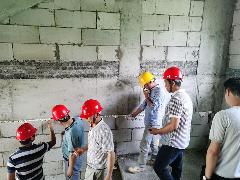 江南實驗小學2#教輔樓完成一、二層主體結構驗收